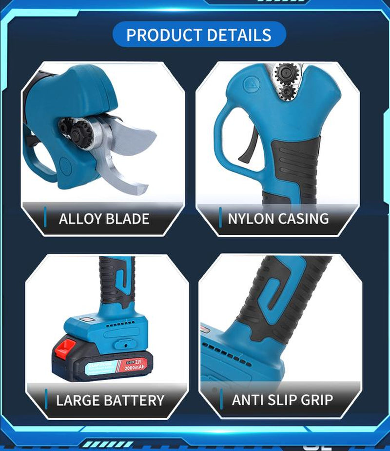 Electric Pruning Shears, save Time and Effort, Garden Pruning Tools