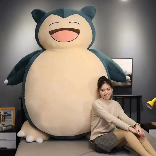 200/150Cm  Giant Snorlax Plush Toys Kawaii Soft Snorlax Leather Shell Plushie NO Filling Pillow Gifts for Children Pokemon