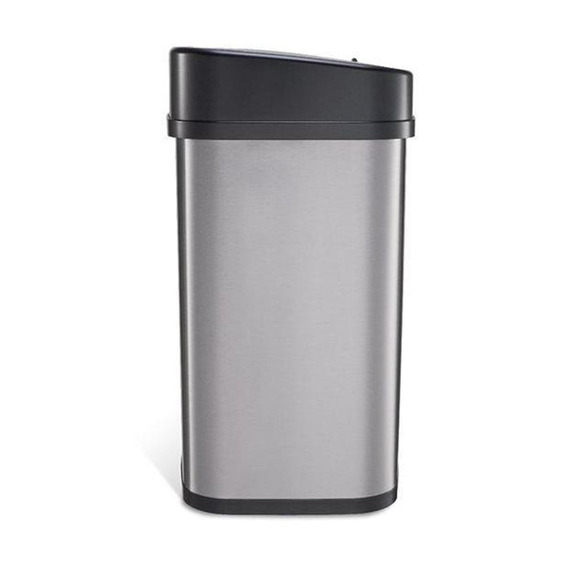 NINESTARS Motion Sensor 3.2 Gal Stainless Stee L Trash Can