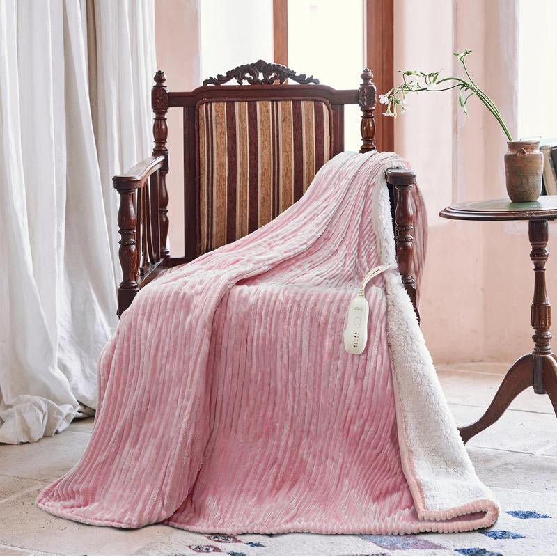 Electric Heated Blanket, 5 Heat Levels Electric Blanket with 3H Auto Shut-Off, Multifunctional Blanket, Sheating Blanket, Oft Comfortable Warming Shawl for Home Office Travel