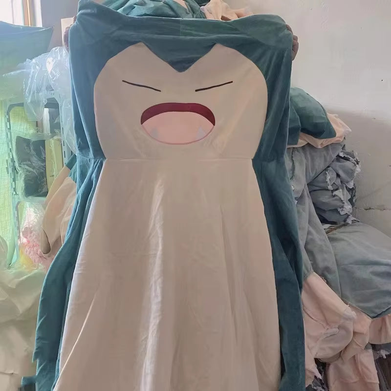 200/150Cm  Giant Snorlax Plush Toys Kawaii Soft Snorlax Leather Shell Plushie NO Filling Pillow Gifts for Children Pokemon